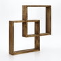 Hanah Home Estantería Decorativa de Madera Maciza Raf342